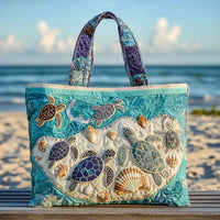Evie | Tote Bags for Women with Artistic Ocean Print