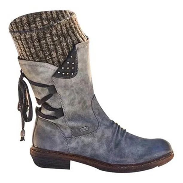 Waterproof Women's Boots Mid-Calf for Autumn (6)