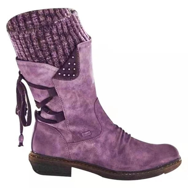 Waterproof Women's Boots Mid-Calf for Autumn (8)