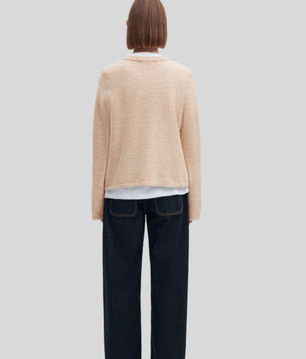 Women's Alpaca Wool Button Jumper (2)