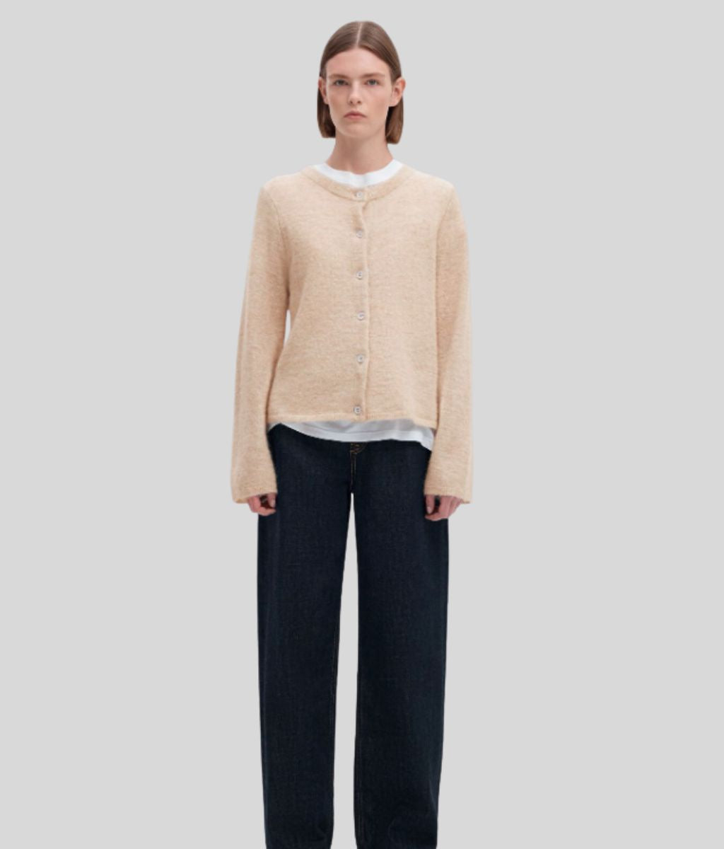 Women's Alpaca Wool Button Jumper (3)