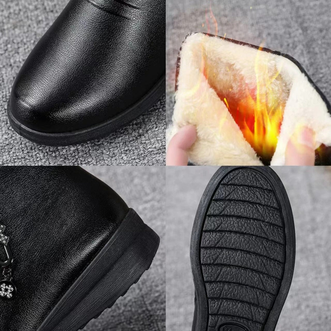 Women's Ankle Boots with Easy Side Zip in Black 4