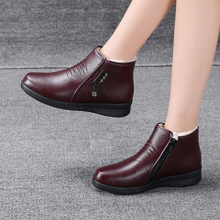Women's Ankle Boots with Easy Side Zip in Black 5