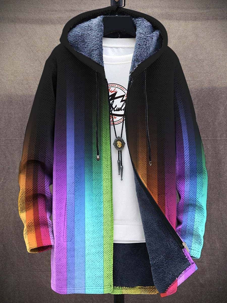 Women's Artistic Multicolor Cardigan Jumper Dress in Multicolour