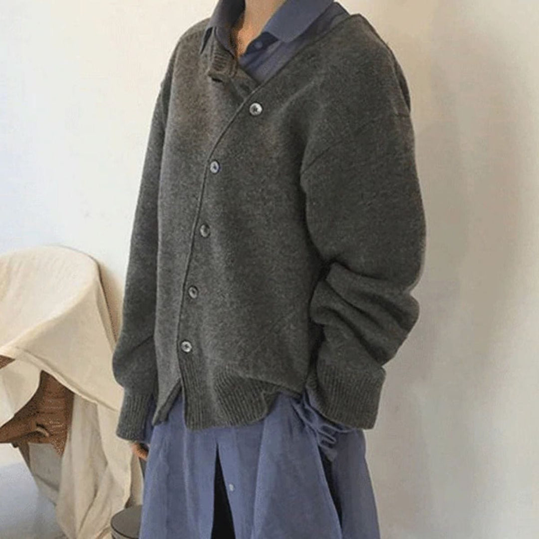 Women's Asymmetric Wrap Coat for Autumn