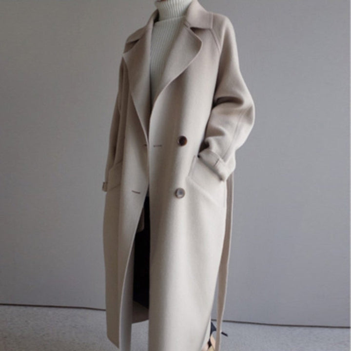 Women's Autumn Coat, Cashmere Blend Longline