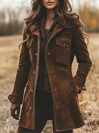 Rosie | Women's Autumn Coat with Tailored Longline