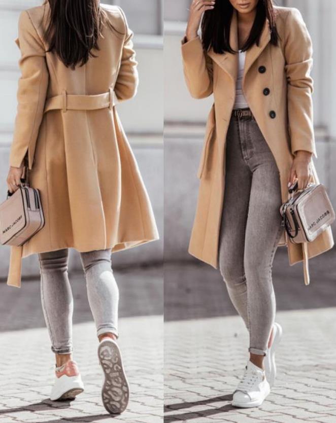 Women's Autumn Coat with Trench Style (4)