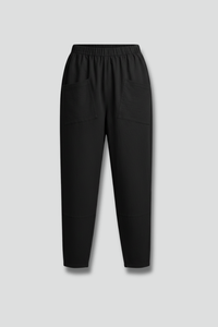 Eliza | Women's Baggy Jeans Ankle Trousers with Pockets