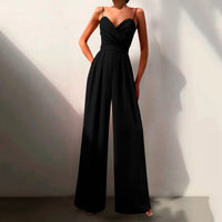 Hallie | Women's Baggy Jeans-Style Wide-Leg Palazzo Jumpsuit