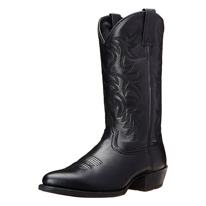 Women's Black Boots Western Cowboy Style in Black 7