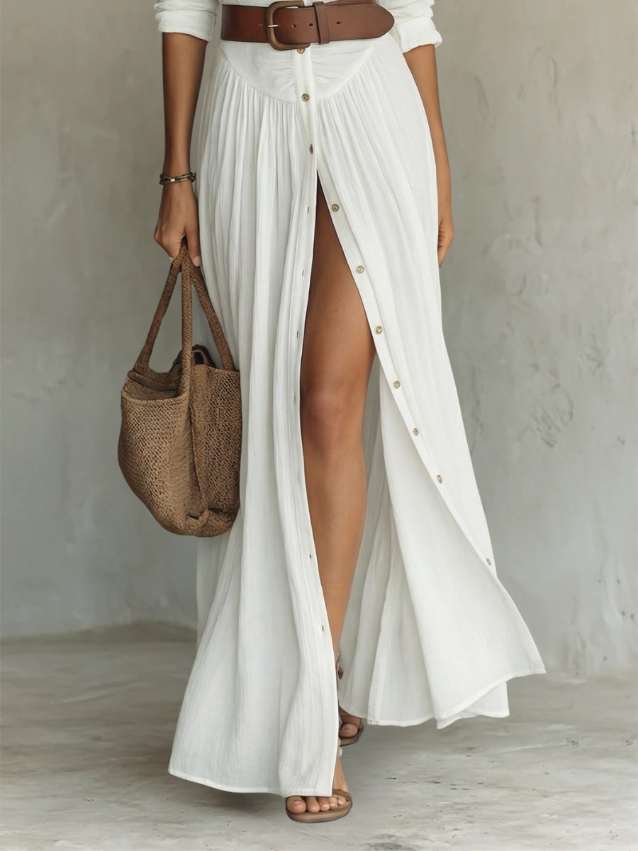 Women's Blouse Maxi Dress for Warm Days (2)