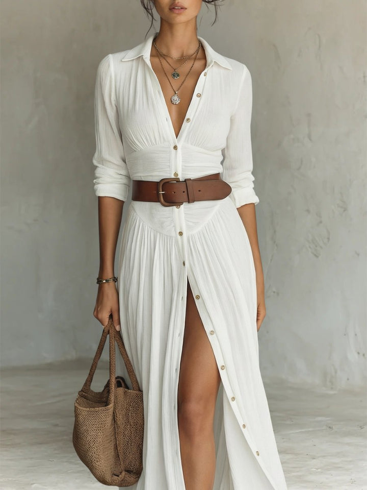Women's Blouse Maxi Dress for Warm Days (3)