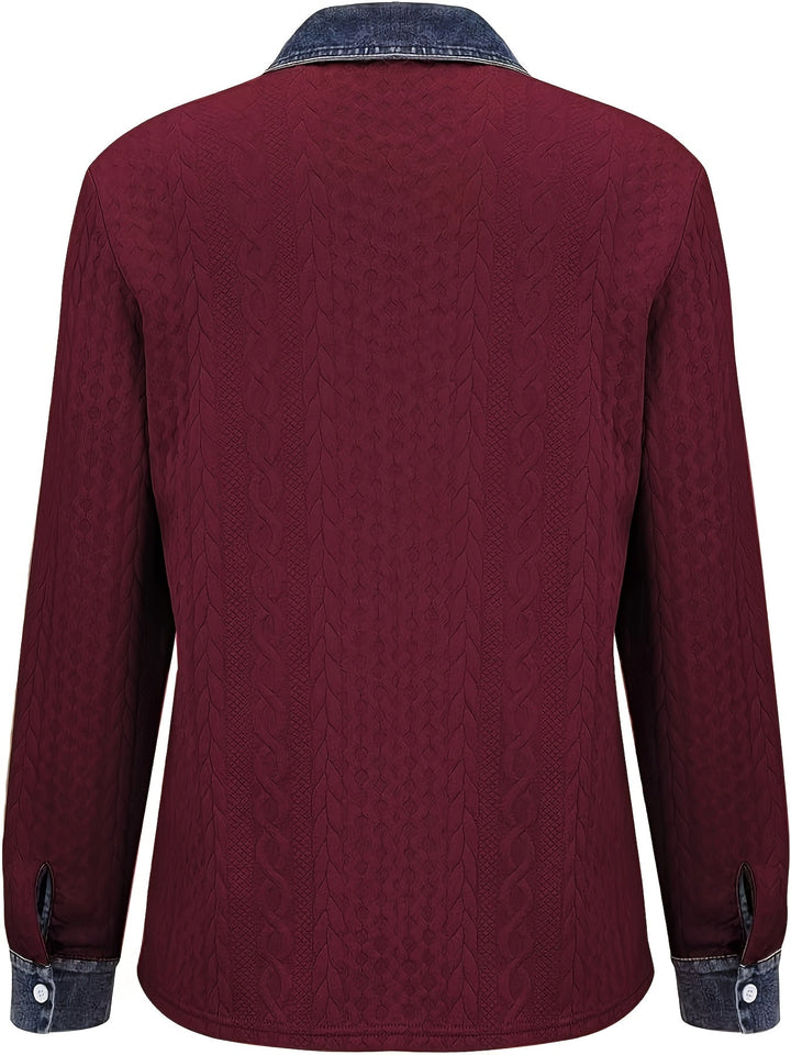 Women's Blouse with Textured Comfort for Everyday (24)