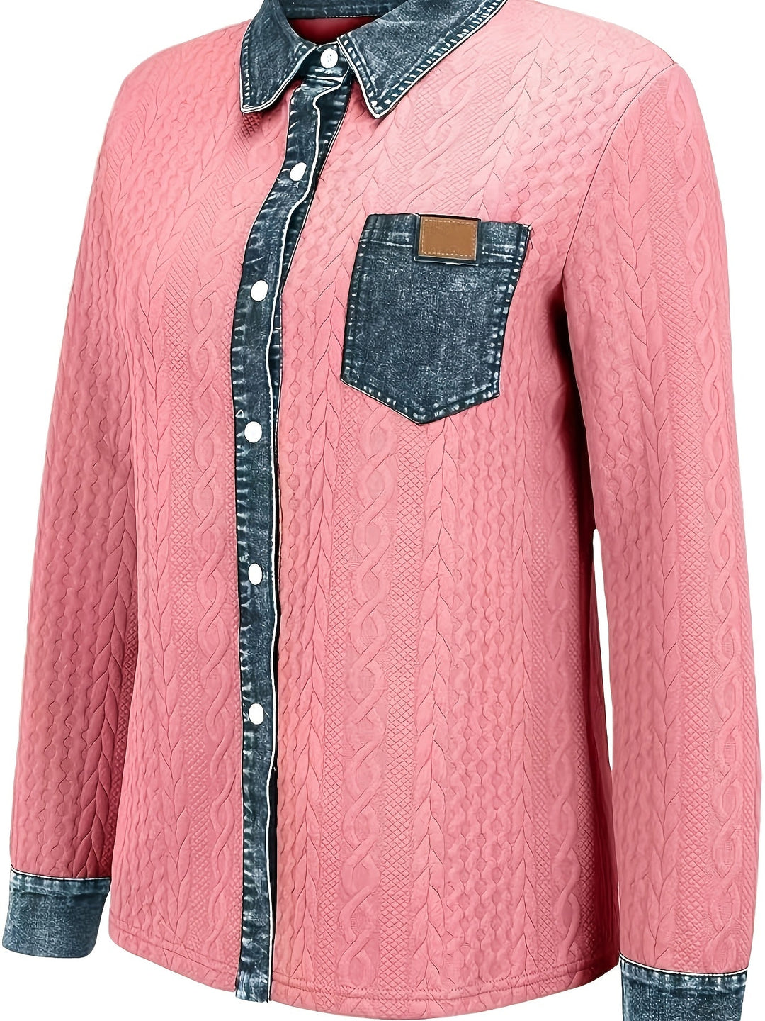 Women's Blouse with Textured Comfort for Everyday (4)