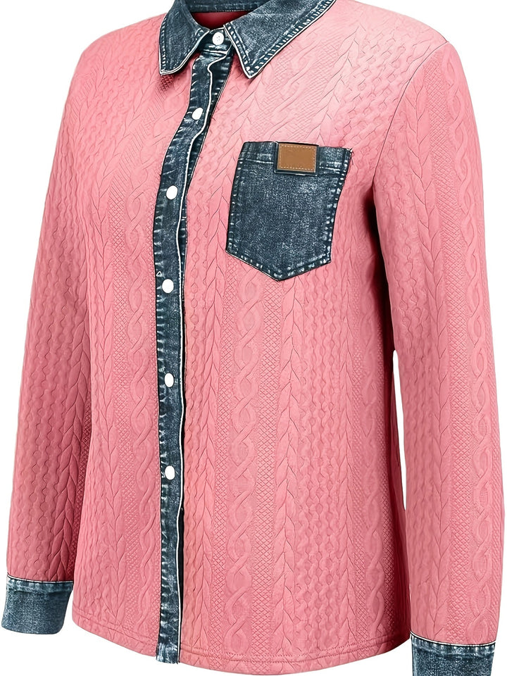 Women's Blouse with Textured Comfort for Everyday (4)