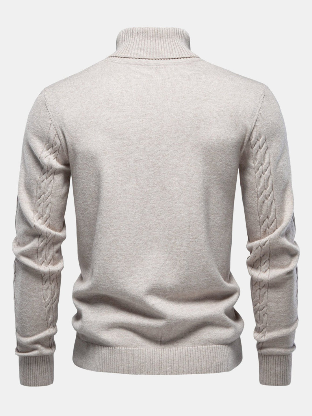 Women's Cable Knit Jumper Dress for Winter Layering (4)
