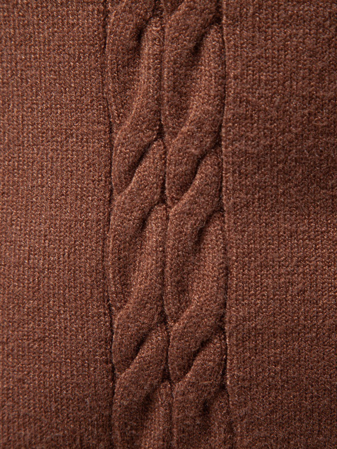 Women's Cable Knit Jumper Dress for Winter Layering (6)
