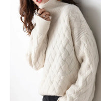 Georgia | Women's Cashmere Turtleneck Jumper for Autumn