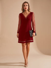 Elodie | Women's Christmas Party Dress with Long Sleeves