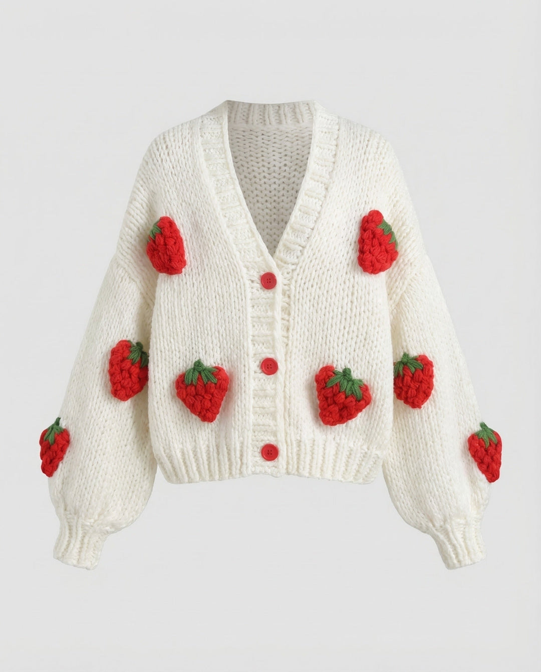 Women's Chunky Jumper Dress with Dropped Shoulders in White