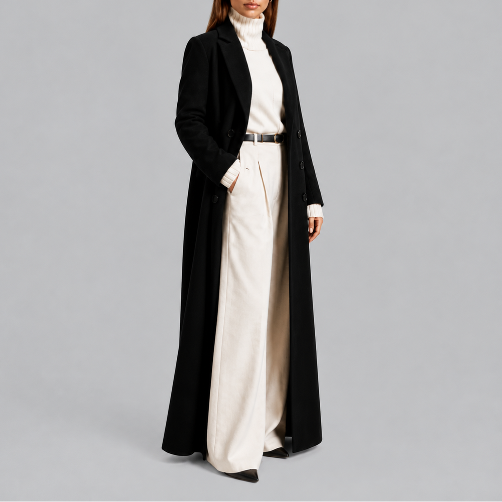 Women's Coat Tailored Formal Longline (2)