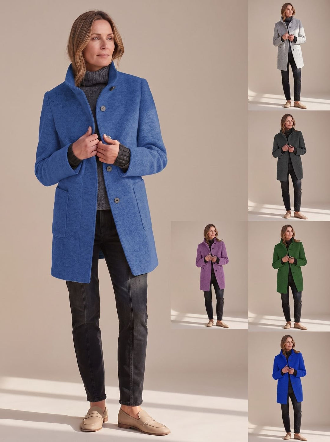 Women's Coat with Tailored Midi Fit (14)