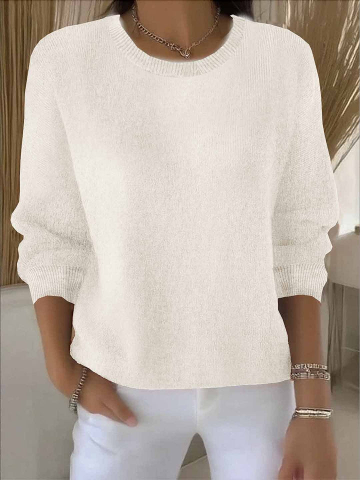 Women's Cosy Knit Christmas Jumper in Apricot
