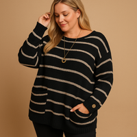 Florence | Women's Cosy Printed Jumper Dress for Layering