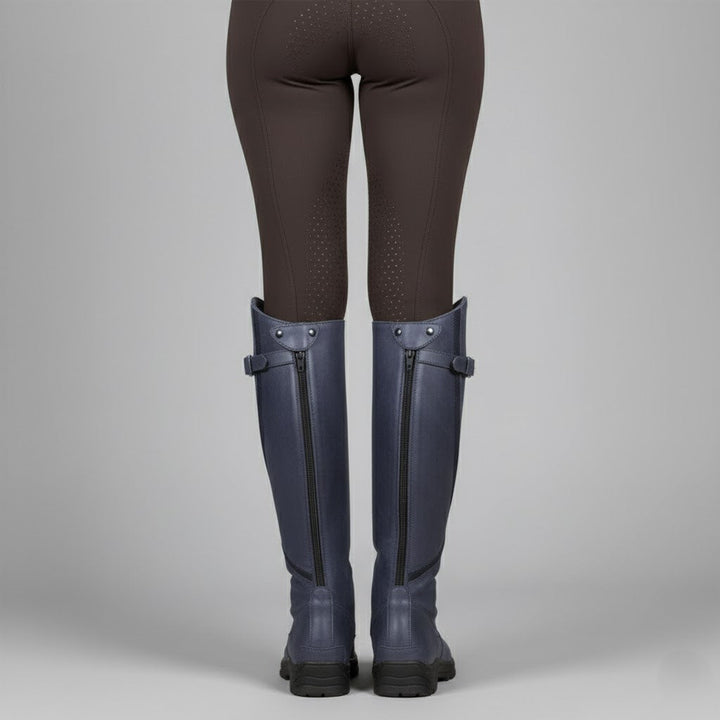 Women's Cowboy Boots, Knee-High Leather Outdoor Wear (6)