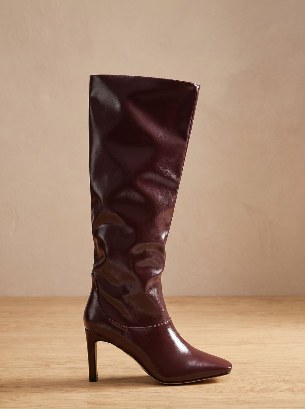 Women's Cowboy Boots Knee-High with Square Heel (2)
