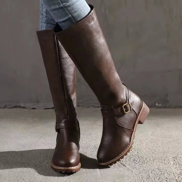 Women's Cowboy Boots Tall Leather (3)