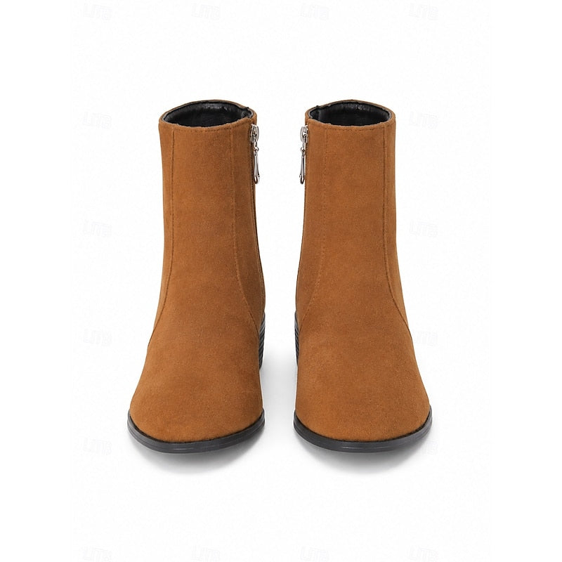 Women's Cowboy Boots with Ankle Zip (7)