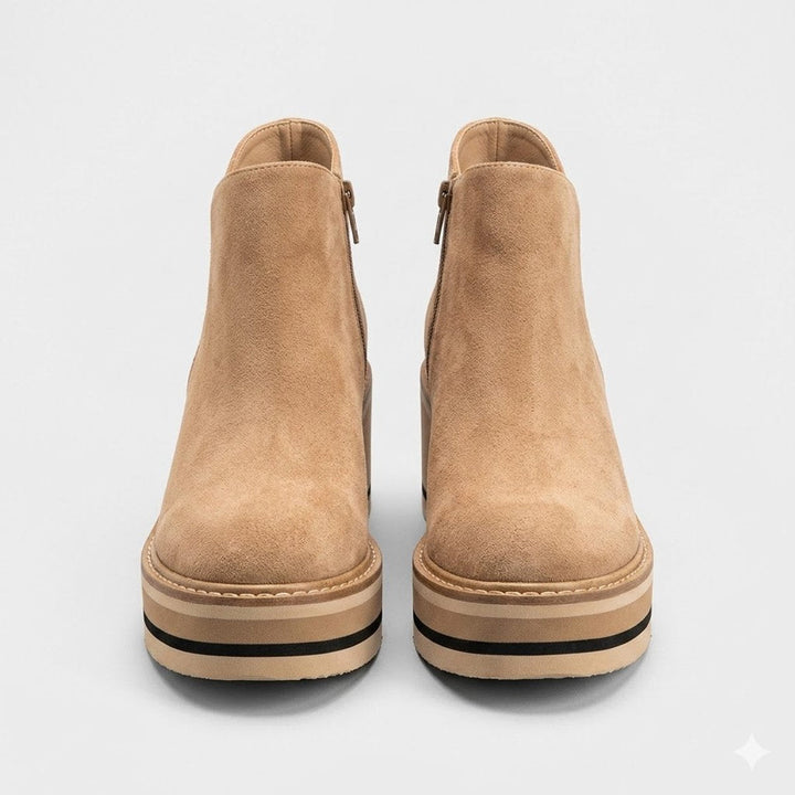 Women's Cowboy Boots with Platform Wedge Sole (2)