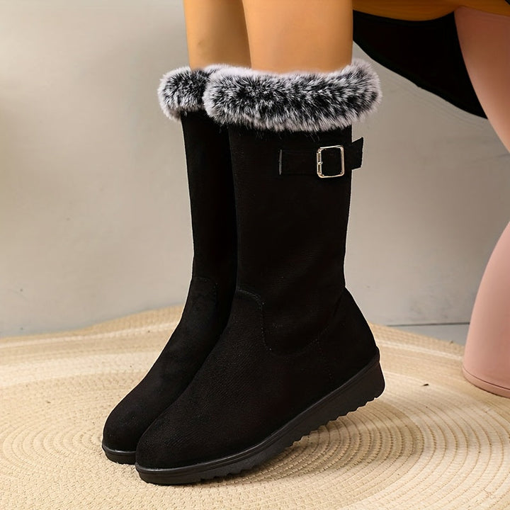 Women's Cowboy Boots with Plush Lining (2)