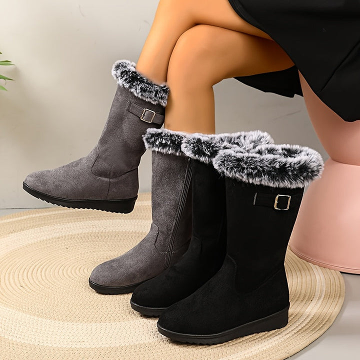 Women's Cowboy Boots with Plush Lining (5)
