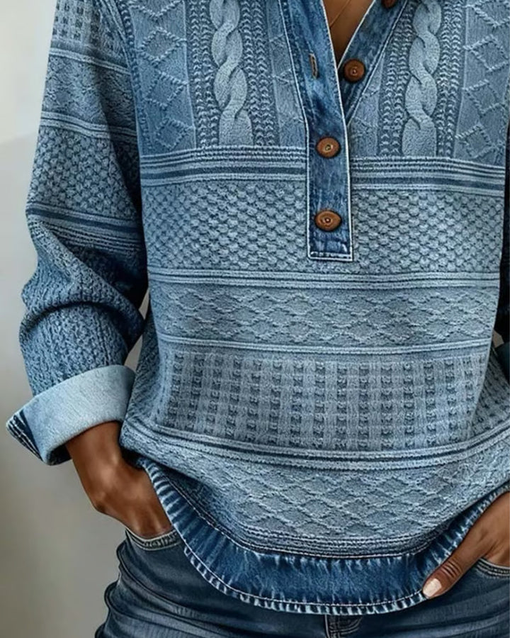 Women's Cozy Cable Knit Christmas Jumper (2)