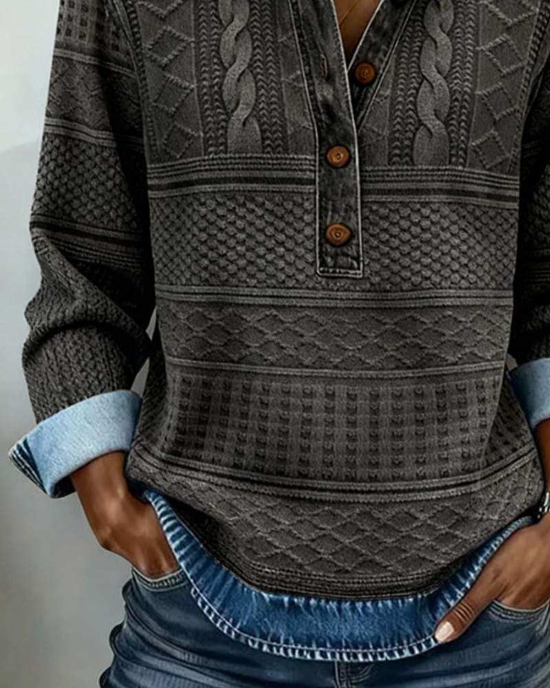 Women's Cozy Cable Knit Christmas Jumper (5)