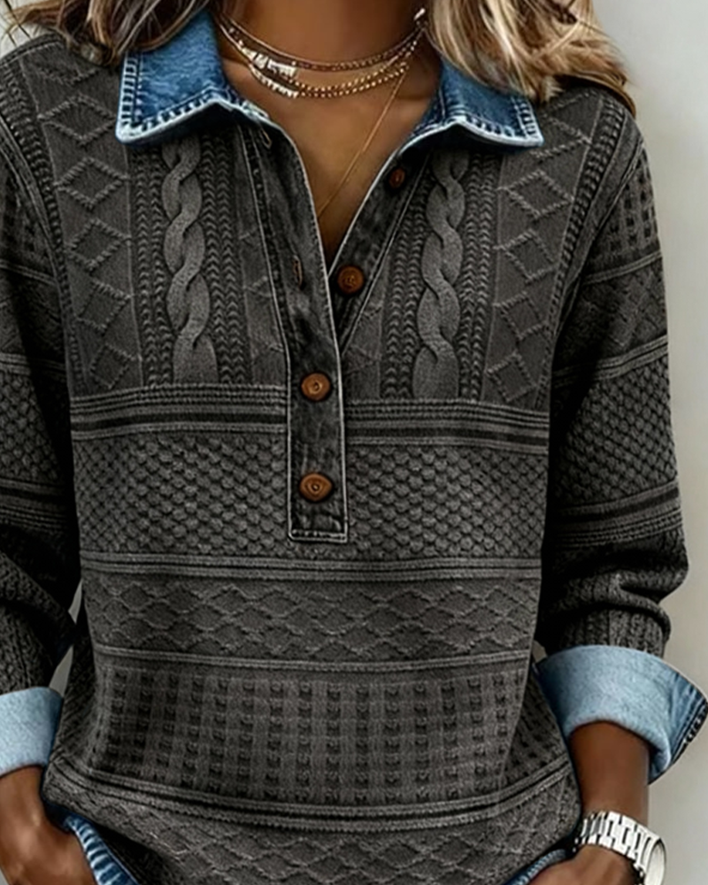 Women's Cozy Cable Knit Christmas Jumper (6)