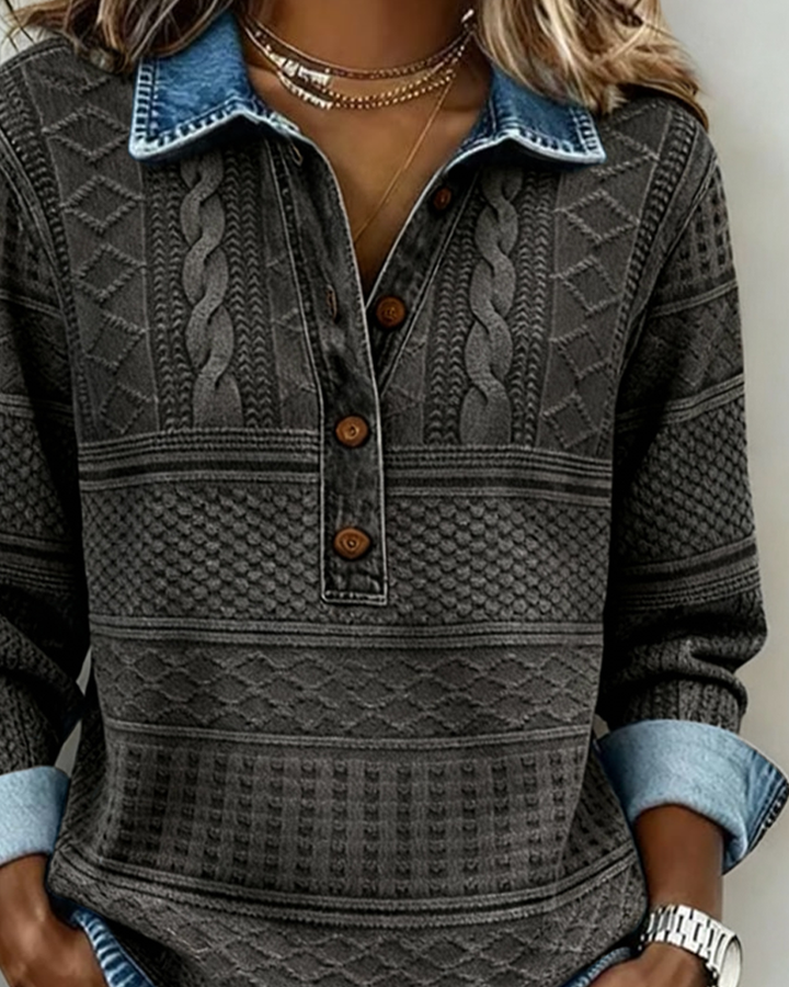 Women's Cozy Cable Knit Christmas Jumper (6)