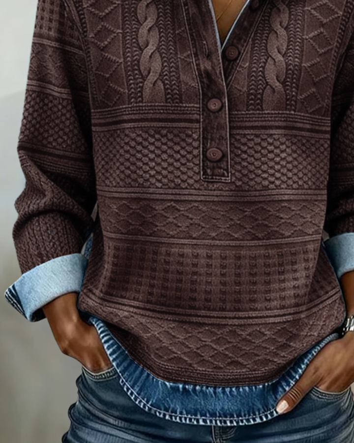 Women's Cozy Cable Knit Christmas Jumper (8)