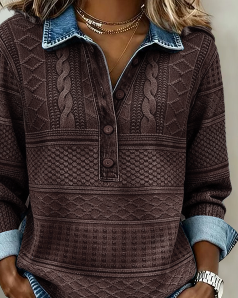 Women's Cozy Cable Knit Christmas Jumper (9)