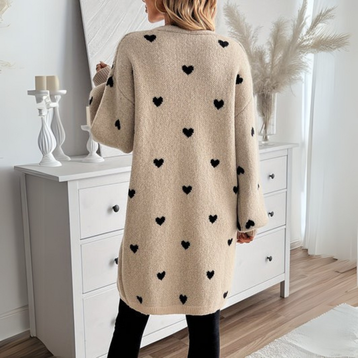 Women's Delicate Knit Long Cardigan for Everyday (3)