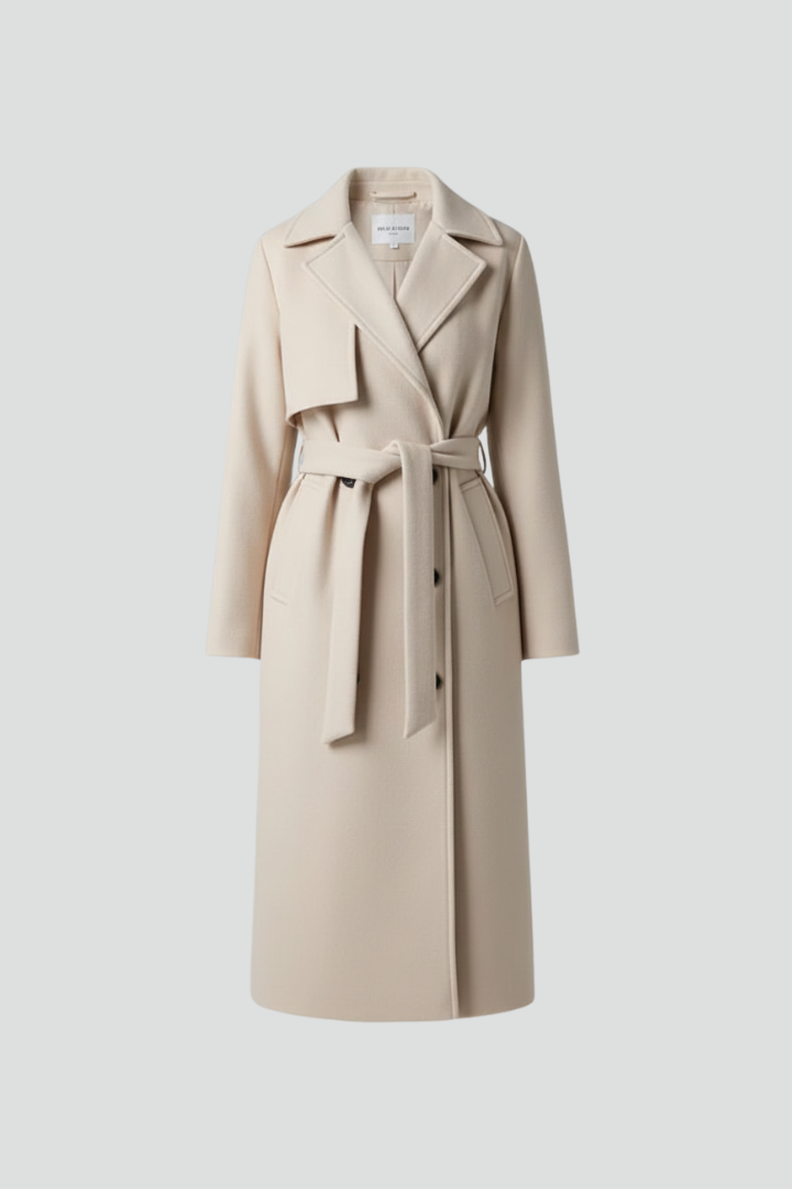 Women's Double-Breasted Long Winter Coat