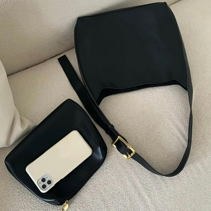Women's Elegant Buckle Tote for Everyday Wear (7)