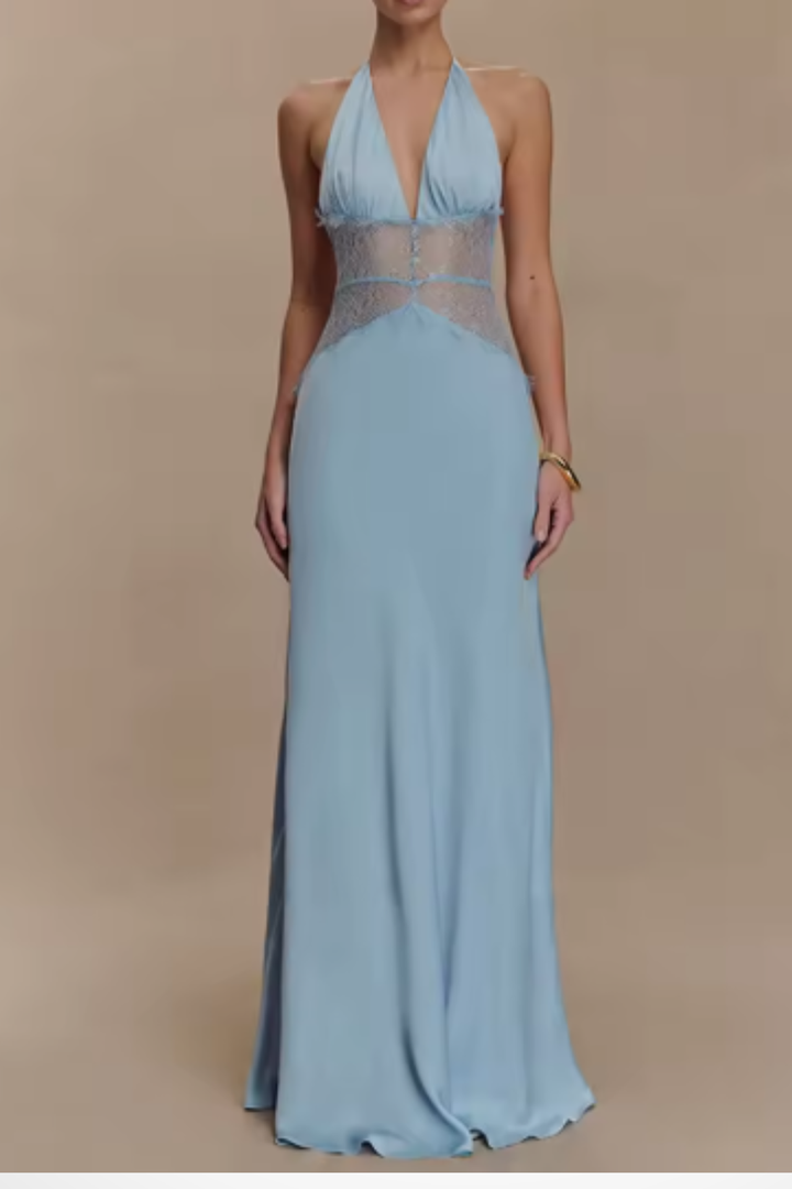 Women's Elegant Maxi Wedding Guest Dress (4)