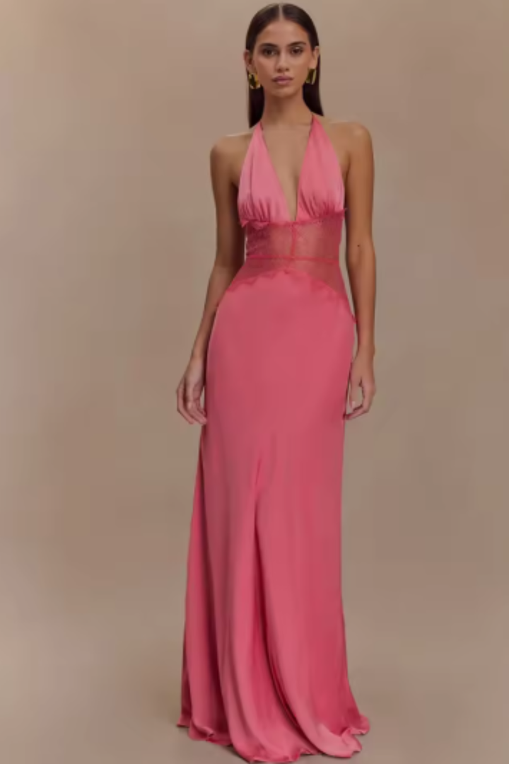 Women's Elegant Maxi Wedding Guest Dress (6)