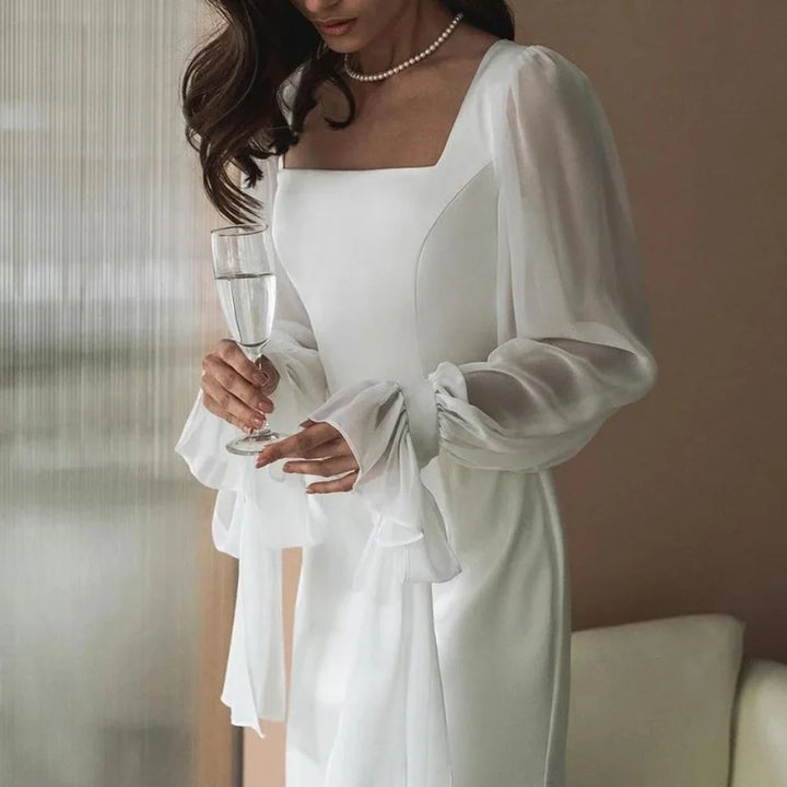 Women's Elegant Midi Dress for Evening Weddings (4)