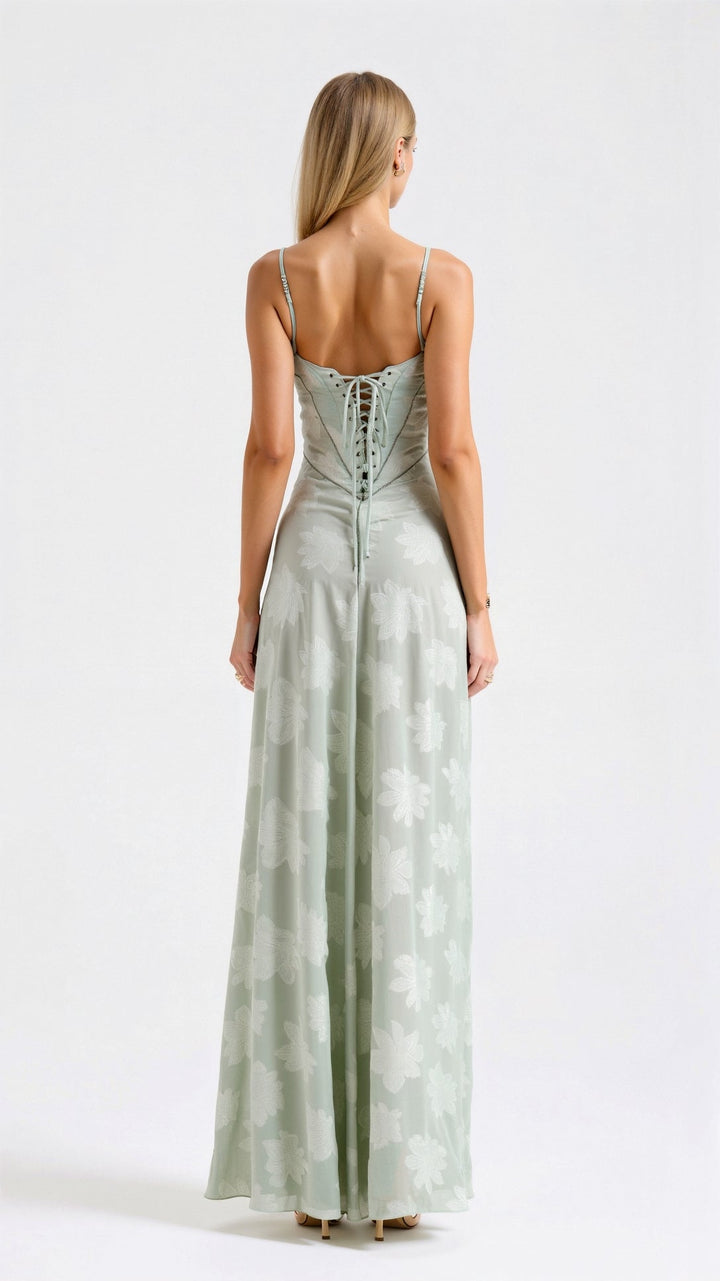 Women's Elegant Slip Maxi Wedding Guest Dress (8)