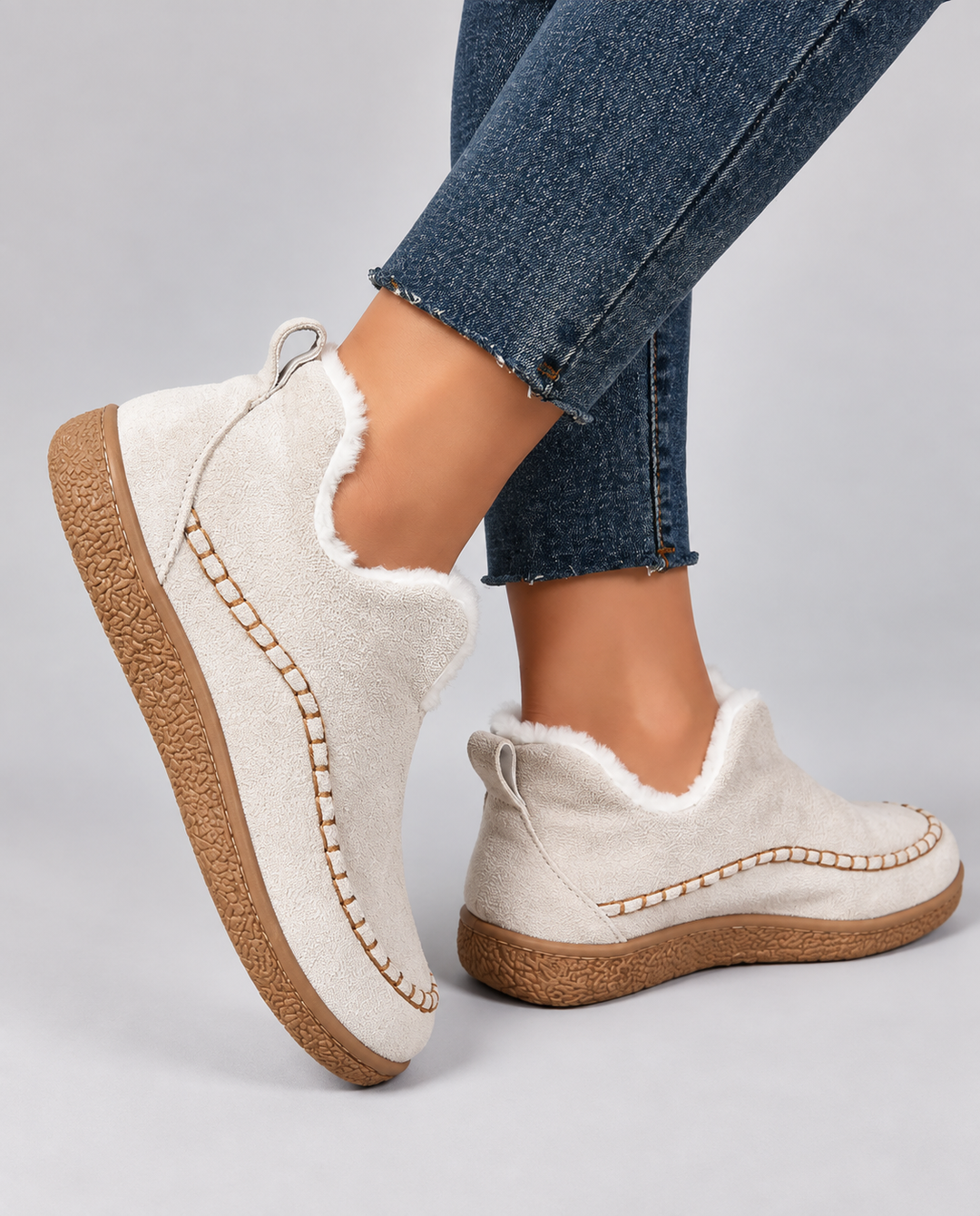 Women's Everyday Cozy Slip-On Knee High Boots (6)